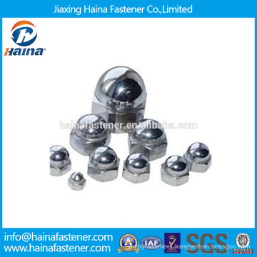 In Stock Chinese Supplier Stainless Steel DIN1587 acorn nut/cap nut